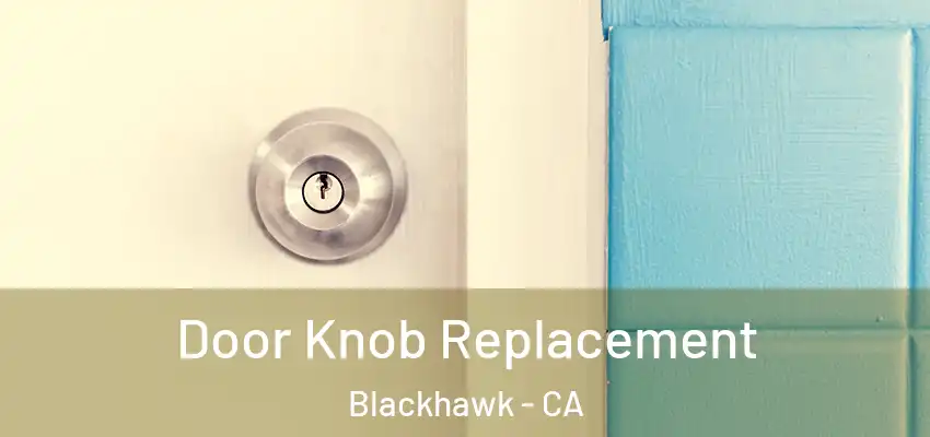  Door Knob Replacement Blackhawk - CA