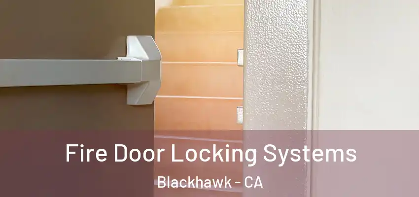  Fire Door Locking Systems Blackhawk - CA