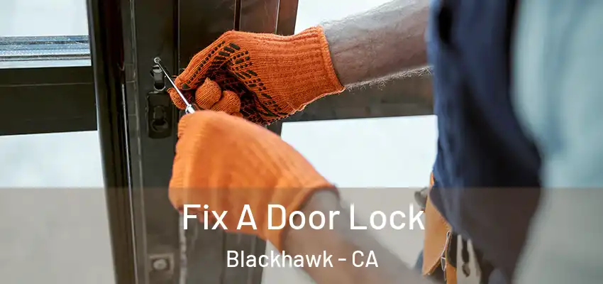  Fix A Door Lock Blackhawk - CA